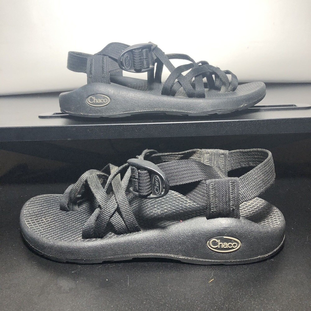 Chaco ZX/2 Yampa Womens Size 6 Sandals Sport Toe Loop Adjustable Black Hiking